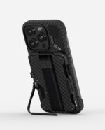 (TS) AULUMU G03 Multi-Tool Magnetic Metal Wallet Leather Cover - Carbon Fiber - Image 2