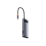 Baseus Metal Gleam 7-Port HUB - Space Grey - Image 2