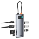 Baseus Metal Gleam 7-Port HUB - Space Grey - Image 6