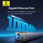 Baseus UltraJoy Series 4-Port HUB AIR - Space Grey - Image 15