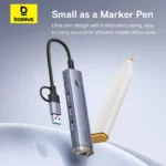 Baseus UltraJoy Series 4-Port HUB AIR - Space Grey - Image 13