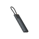 Baseus Metal Gleam II 10-in-1 USB HUB Dual Display - Cosmic Black - Image 6