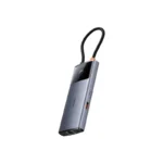 Baseus Metal Gleam II 6-in-1 USB HUB - Space Grey - Image 3