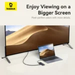 Baseus Dual Fast Charging 6-in-1 HUB - Cosmic Black - Image 10