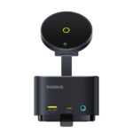Baseus MagPro II 7-in-1 HUB Magnetic Wireless Charging 15W - Cosmic Black - Image 5
