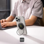 (TS) Baseus MagPro II Magnetic Ring Phone Stand - Cosmic Black - Image 9