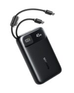 (TS) Baseus EnerFill FC11 Digital Display Power Bank with Dual Built-in USB-C Cables  10000mAh 45W - Cosmic Black - Image 2