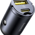 (TS) Baseus Tiny Star Mini Car Charger (U+C) 30W - Cosmic Black