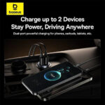 (TS) Baseus Tiny Star Mini Car Charger (U+C) 30W - Cosmic Black - Image 3