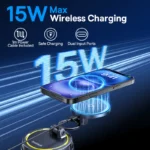 (TS) Baseus PrimeTrip VC2 Flex Pro Magnetic Wireless Car Charger Mount Suction Cup Version - Cosmic Black - Image 9