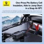 (TS) Baseus Primetrip Series Super Energy 4-in-1 Car Jump Starter 1200A - Cluster Black - Image 10