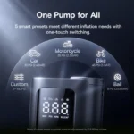 (TS) Baseus GoTrip VA1 Pro Super Mini Wired Inflator 22-Cylinder - Cosmic Black - Image 13