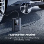 (TS) Baseus GoTrip VA1 Pro Super Mini Wired Inflator 22-Cylinder - Cosmic Black - Image 12