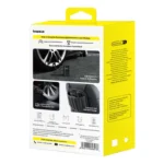 (TS) Baseus GoTrip VA1 Pro Super Mini Wired Inflator 22-Cylinder - Cosmic Black - Image 5