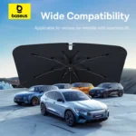 (TS) Baseus CoolRide Windshield Sunshade Umbrella - Cluster Black - Image 9