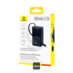 Baseus EnerFill FC51 Bipow2 Pro Digital Display Power Bank with Built-in Cable 20000mAh 22.5W - Cosmic Black - Image 2