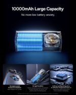 (TS) Baseus EnerGeek GR11 Power Bank with Retractable Cable 10000mAh 100W - Space Grey - Image 6