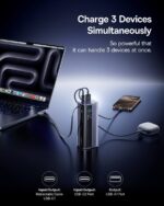 (TS) Baseus EnerGeek GR11 Power Bank with Retractable Cable 10000mAh 100W - Space Grey - Image 7
