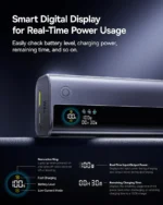 (TS) Baseus EnerGeek GR11 Power Bank with Retractable Cable 10000mAh 100W - Space Grey - Image 8