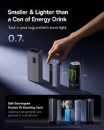 (TS) Baseus EnerGeek GR11 Power Bank with Retractable Cable 10000mAh 100W - Space Grey - Image 9