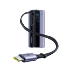 (TS) Baseus EnerGeek GR11 Power Bank with Retractable Cable 20000mAh 145W - Space Grey