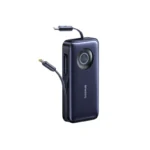 (TS) Baseus EnerCore CR11 Power Bank with Retractable Cable 20000mAh 100W - Cosmic Black