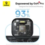 (TS) Baseus PicoGo AE11 GaN Fast Charger 1C 45W - Cosmic Black - Image 2