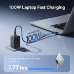 (TS) Baseus EnerFill FE11 Fast Charger 2C+U 100W - Cosmic Black - Image 7