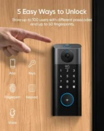 Eufy Video Smart Lock FingerPrint & Wi-Fi -Black - Image 4