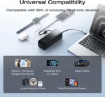 EcoFlow RAPID Power Bank (25,000mAh, 170W, 100W Built-In and Retractable Cables) - Black - Image 4