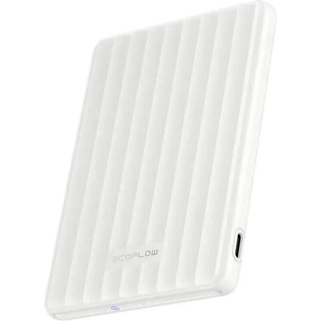 EF-RAPIDQI1-5K-W EcoFlow RAPID Mag Power Bank (5000mAh) - White - Image 1