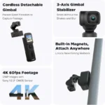 Feiyu Pocket 3 Stabilized Camera Kit - Black - Image 7