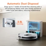 ILIFE A30 Pro Robot Vacuum and Mop with Self-Emptying Station - White - Image 10