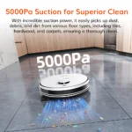 ILIFE A30 Pro Robot Vacuum and Mop with Self-Emptying Station - White - Image 9