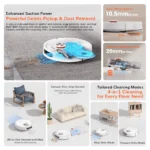 ILIFE T60s Robotic Vacuum Cleaner -White - Image 3