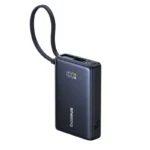 Baseus PicoGo Digital Display Power Bank with Built-in UBB-C Cable 10000mAh 45W - Cosmic Black - Image 2
