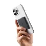 (TS) Baseus PicoGo AM31 Qi2 Ultra-Mini Magnetic Power Bank with Kickstand 5000mAh 20W - Cosmic Black - Image 3