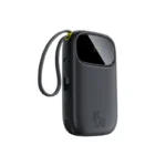 (TS) Baseus EnerFill FC31 Qpow3 Digital Display Power Bank with 2 Built-in USB-C Cables 20000mAh 45W - Cosmic Black - Image 2