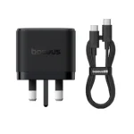 (TS) Baseus Palm Fast Charger 2C+U 65W - Cluster Black