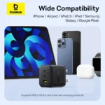 (TS) Baseus Palm Fast Charger 2C+U 65W - Cluster Black - Image 14