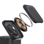 (TS) Baseus MagPro 3-in-1 Qi2 Magnetic Wireless Charger 25W - Cosmic Black - Image 5