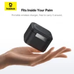 (TS) Baseus MagPro 3-in-1 Qi2 Magnetic Wireless Charger 25W - Cosmic Black - Image 7