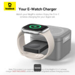 Baseus MagPro Magnetic Wireless Charger for E-Watch 2.5W - Cosmic Black - Image 3