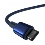 (TS) Baseus Tungsten Gold Fast Charging Cable USB-C to USB-C 100W 1m - Blue - Image 4