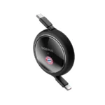 (TS) Baseus Free2Pull Mini Retractable Cable USB-C to USB-C 100W 1.5m - Cluster Black - Image 7