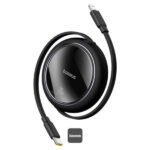 Baseus Free2Pull Retractable Charging Cable USB-C to iP 20W 1m - Cluster Black