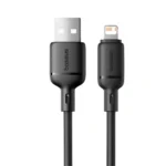 Baseus Silky Fast Charging Cable USB-A to iP 2m - Cluster Black - Image 2