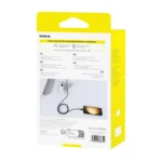 Baseus Silky Fast Charging Cable USB-A to USB-C 1m - Cluster Black - Image 6