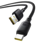 ⁦Baseus Silky Fast Charging Cable USB-A to USB-C 2m - Cluster Black⁩ - الصورة ⁦3⁩