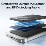 (TS) Baseus MagPro 3 Magnetic Wallet Stand - Cosmic Black - Image 13